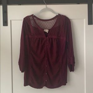 Anthropologie Meadow rue blouse